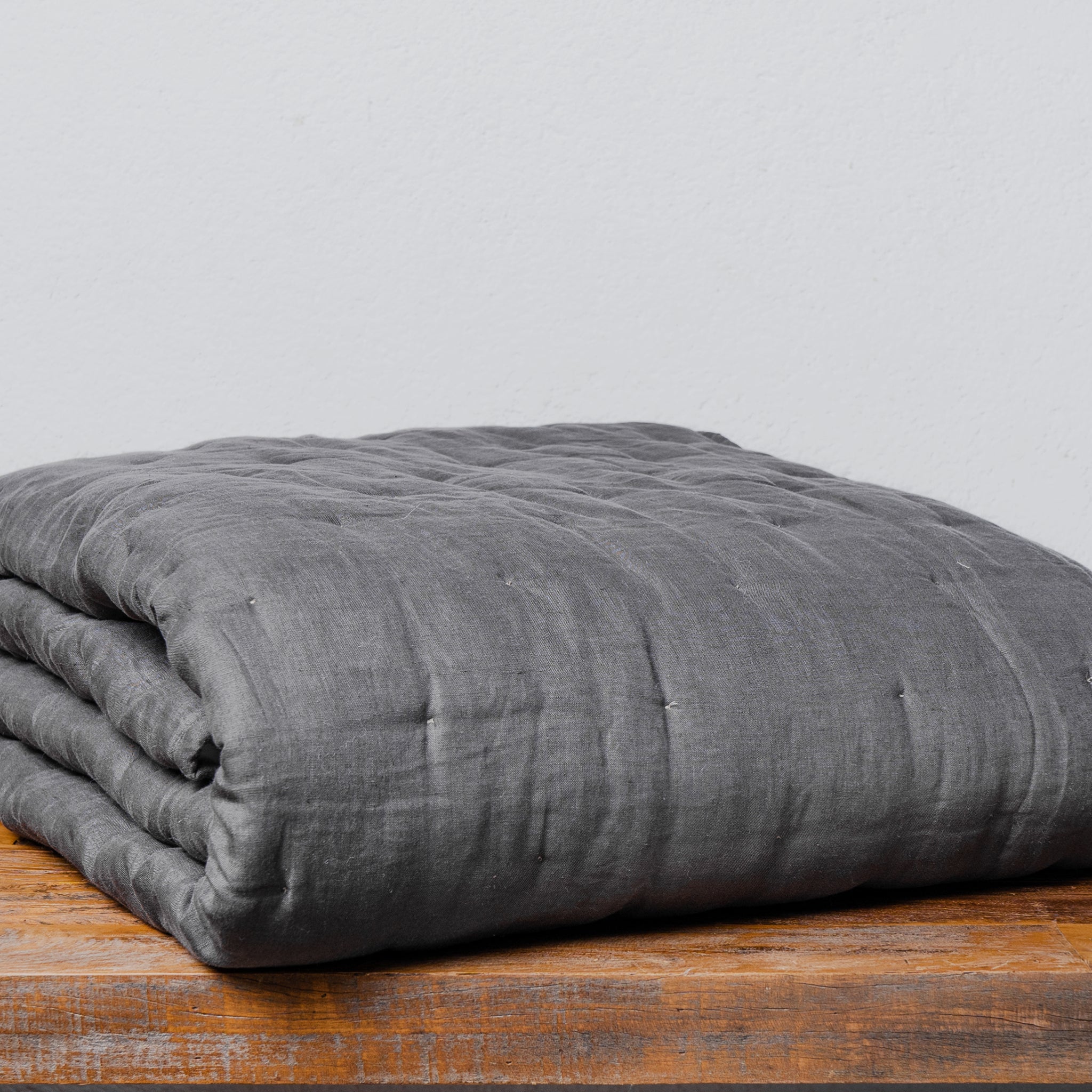 Linen best sale quilted throw